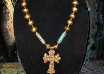 Bronze Bead Necklace